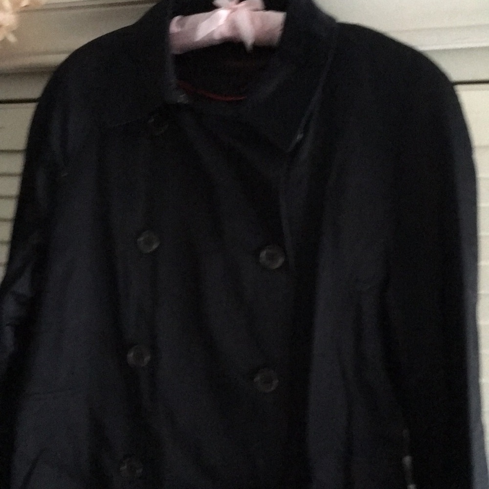 Silky type.knee length coat